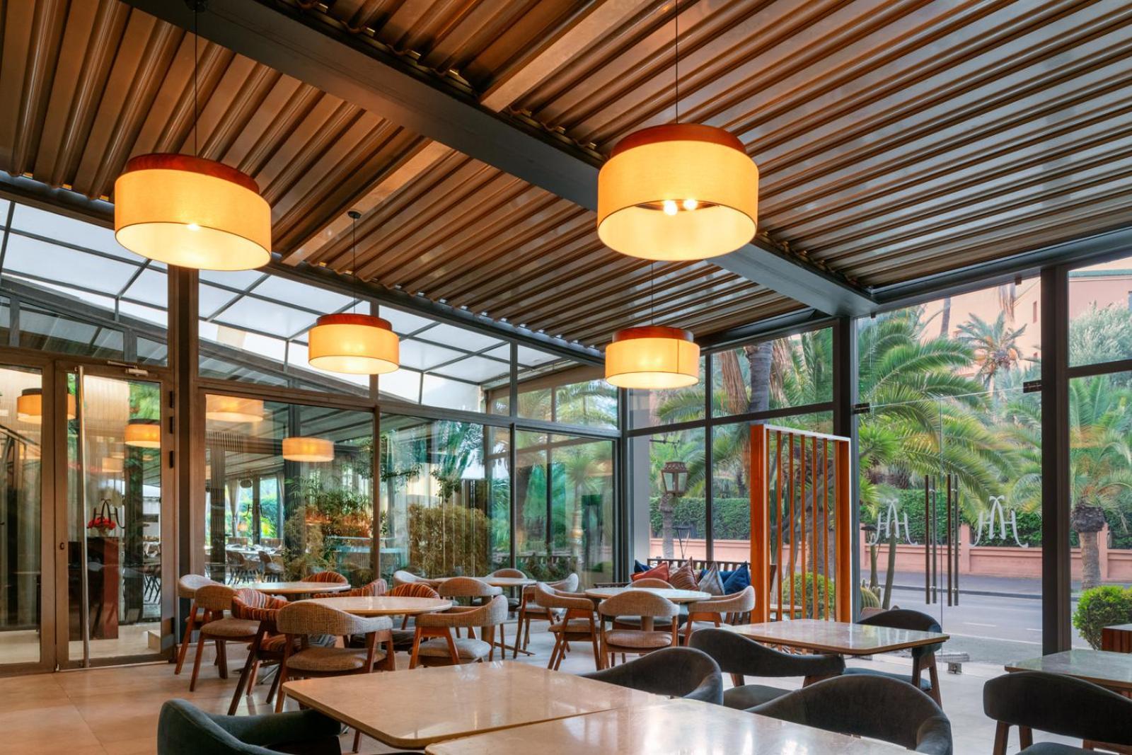 Hivernage Hotel & Spa Marrakesh Ngoại thất bức ảnh The interior of the restaurant