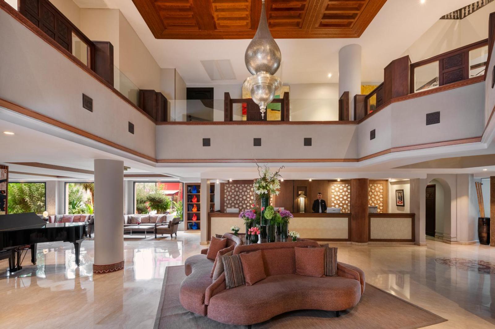 Hivernage Hotel & Spa Marrakesh Ngoại thất bức ảnh The lobby of the hotel